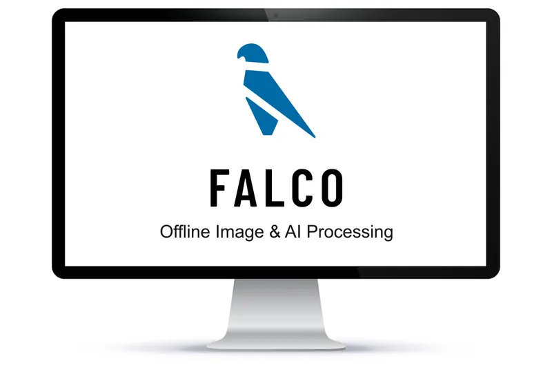 FALCO software interface for offline batch image and AI processing